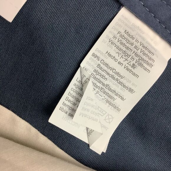 J Crew Mercantile Flex Pants Men's 33x30 (33x29) Straight Leg Chino Blue Stretch - Picture 11 of 14